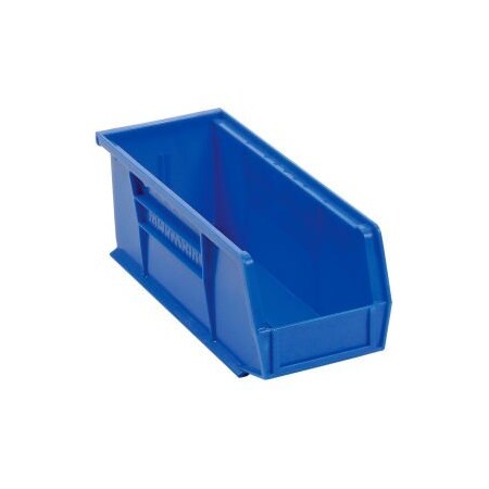 Akro-Mils Akro-Mils® AkroBin® Plastic Stack & Hang Bin, 4-1/8"W x 10-7/8"D x 4"H, Blue 30224 BLUE